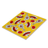 スペインの土数々の瓦 タイル (側面)