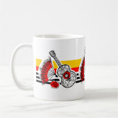 スペインの土産クラシックストライプTrio mug コーヒーマグカップ (左)