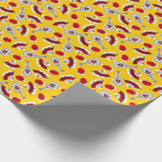 スペインの土産数々の包装紙 ラッピングペーパー (角)