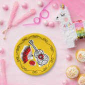 スペインの土産縁ど品 ペーパープレート (パーティー)