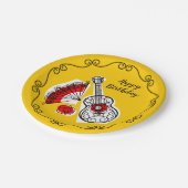 スペインの土産縁ど誕生日紙プレート ペーパープレート (アングル)