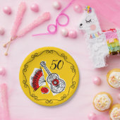 スペインの土産縁ど50紙プレート ペーパープレート (パーティー)