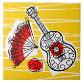 スペインの土産 タイル (正面)