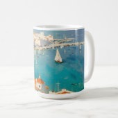 スペインの地中海沿岸 カルタヘナ コーヒーマグカップ (正面右)