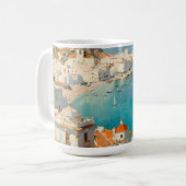 スペインの地中海沿岸 カルタヘナ コーヒーマグカップ (正面左)