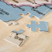スペインの地図ヴィンテージデザイン ジグソーパズル (側面)