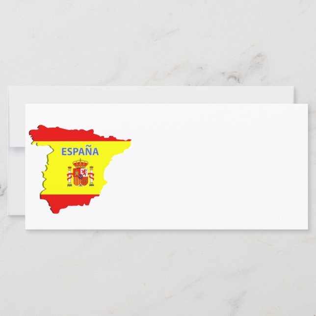 スペインの地図 (正面)