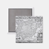 スペインの地図 マグネット (正面/裏面)
