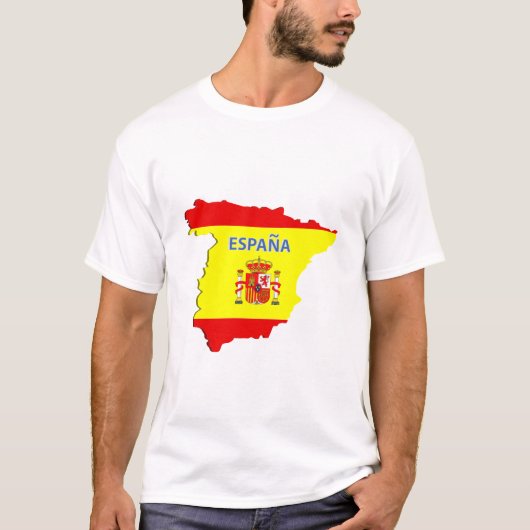 スペインの地図iPhone SE/5/5s/5cポーチ Tシャツ (正面)