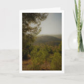 スペインの地方の風景画、バレンシア カード (正面)