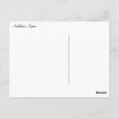 スペインの城 ポストカード (裏面)