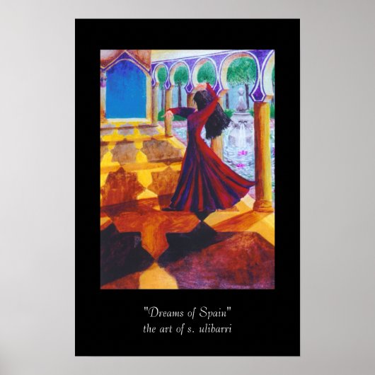 スペインの夢 ポスター (正面)