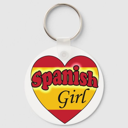スペインの女の子 キーホルダー (正面)
