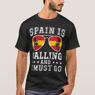 スペインの女性が電話してきて、私は記念日に行かなければならない Tシャツ