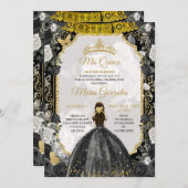 スペインの少女の16歳の誕生日招待状 招待状 (正面/裏面)