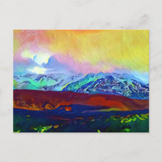 スペインの山岳地帯 ポストカード