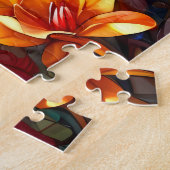 スペインの岩の上に座っているジブラルタルモンキー ジグソーパズル (側面)