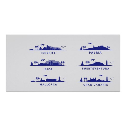 スペインの島 ポスター (正面)