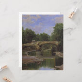 スペインの川にかかる橋 カード (正面/裏面インサイチュ)