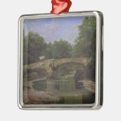 スペインの川に架かる橋(サンティアゴ・ルシニョル著) メタルオーナメント (左)