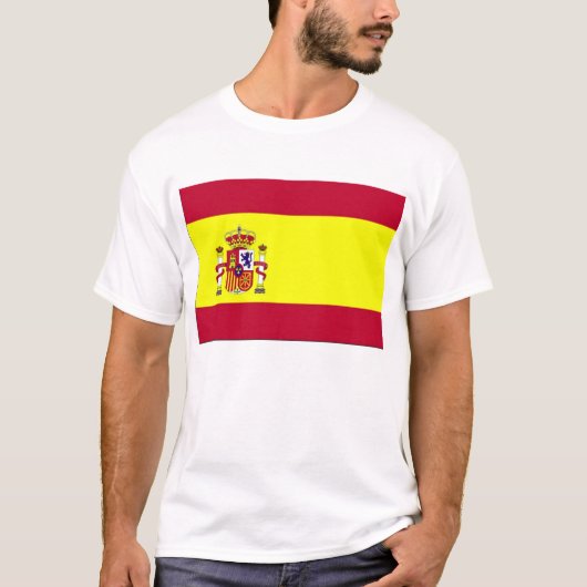 スペインの幼児シャツ国旗 Tシャツ (正面)
