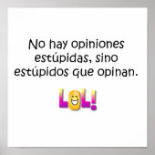 スペインの引用文 ポスター (正面)