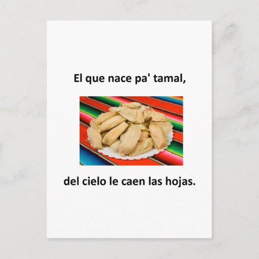 スペインの引用文 ポストカード (正面)