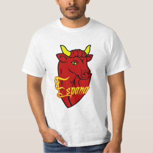 スペインの恋人のためのエスパーニャトロのスペイン語Bull Tシャツ