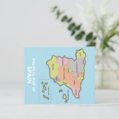 スペインの政治地図。 (スタンド正面)