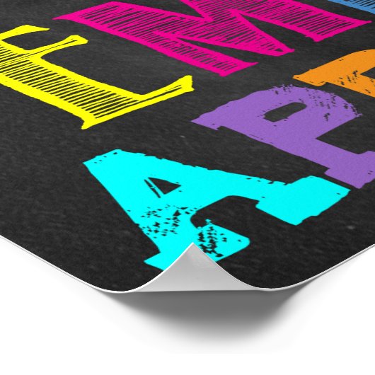 スペインの教室の印刷可能 ポスター (角)