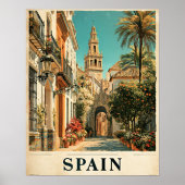 スペインの旅行ポスター ポスター (正面)
