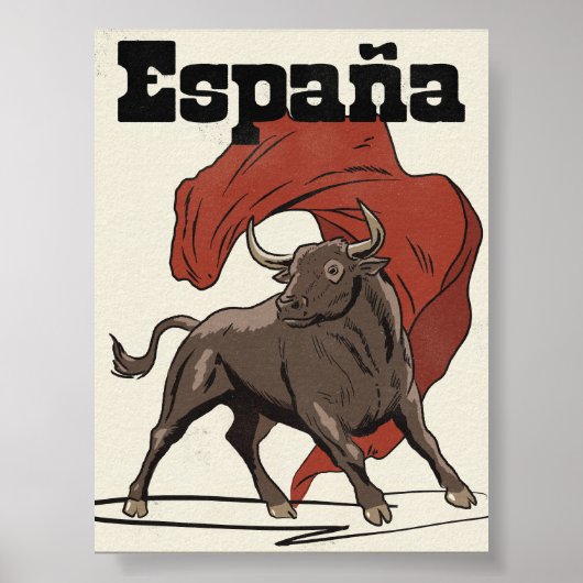 スペインの旅行ポスター ポスター (正面)