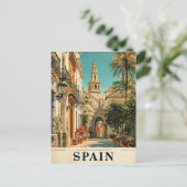 スペインの旅行ポスター ポストカード (スタンド正面)