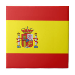 スペインの旗のセラミックタイル タイル