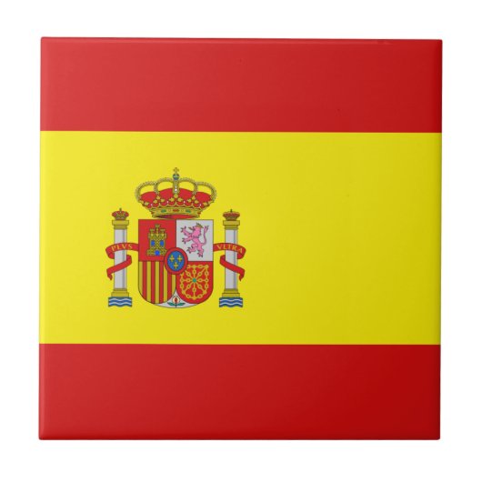スペインの旗のセラミックタイル タイル (正面)
