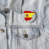 スペインの旗の地図 缶バッジ (インサイチュ)