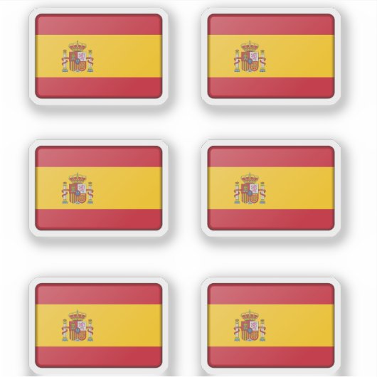 スペインの旗パック シール (正面)