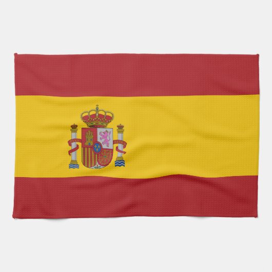 スペインの旗 キッチンタオル (横)