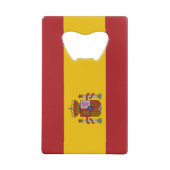 スペインの旗 クレジットカード栓抜き (裏面)
