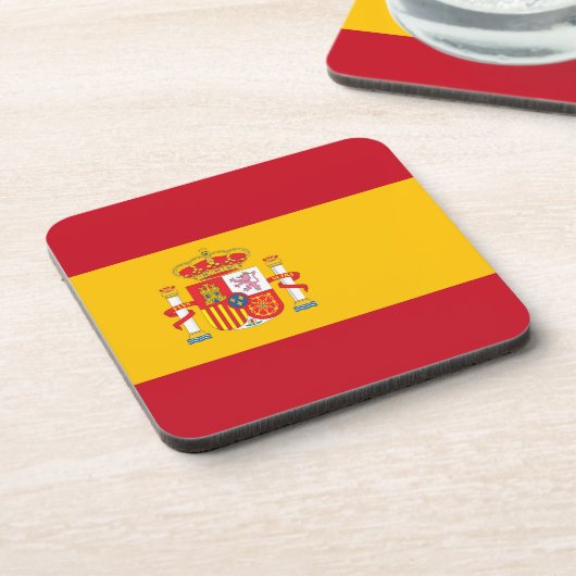 スペインの旗 コースター (左側)