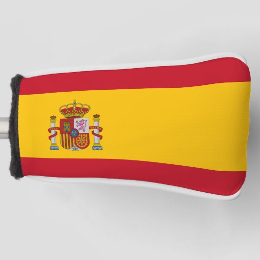 スペインの旗 ゴルフヘッドカバー (正面)