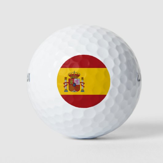 スペインの旗 ゴルフボール (正面)
