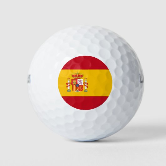 スペインの旗 ゴルフボール (正面)