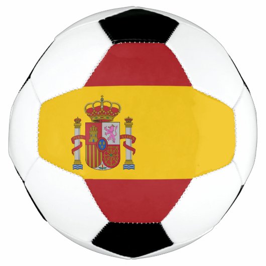 スペインの旗 サッカーボール (正面)