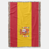 スペインの旗 スローブランケット (正面縦)