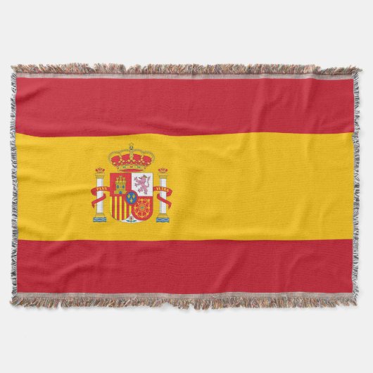 スペインの旗 スローブランケット (正面)