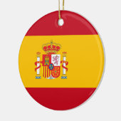 スペインの旗 セラミックオーナメント (左)