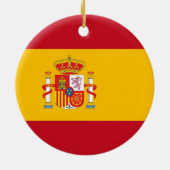 スペインの旗 セラミックオーナメント (裏面)