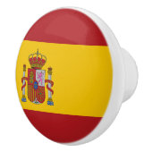 スペインの旗 セラミックノブ (右)