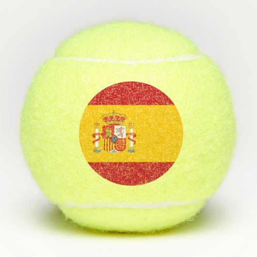 スペインの旗 テニスボール (正面)